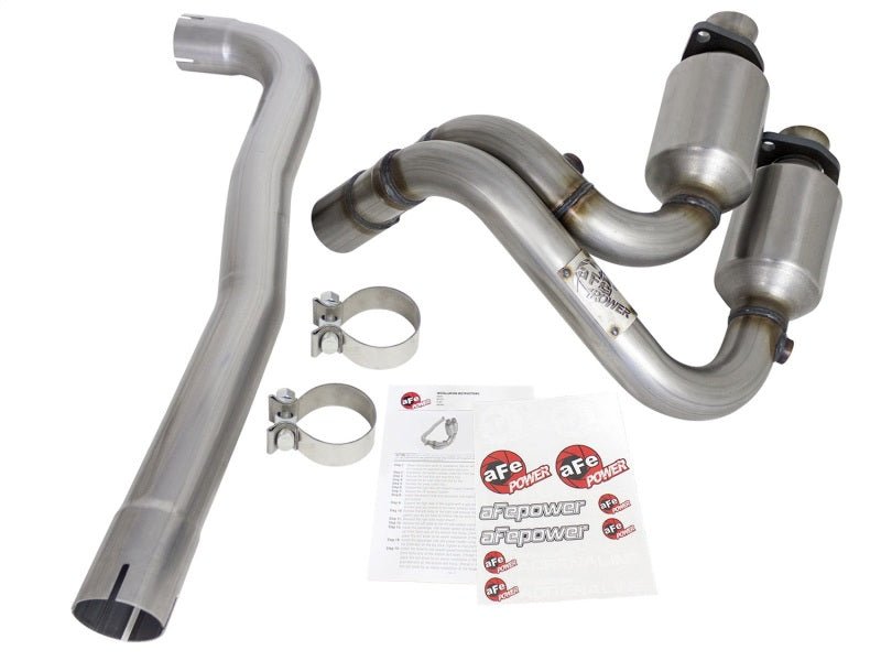 aFe Power Direct Fit Catalytic Converter Replacements Front 04-06 Jeep Wrangler (TJ/LJ) I6-4.0L - Crew Original