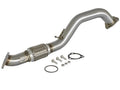 aFe Power Elite Twisted Steel 16-17 Honda Civic I4-1.5L (t) 2.5in Rear Down-Pipe Mid-Pipe - Crew Original