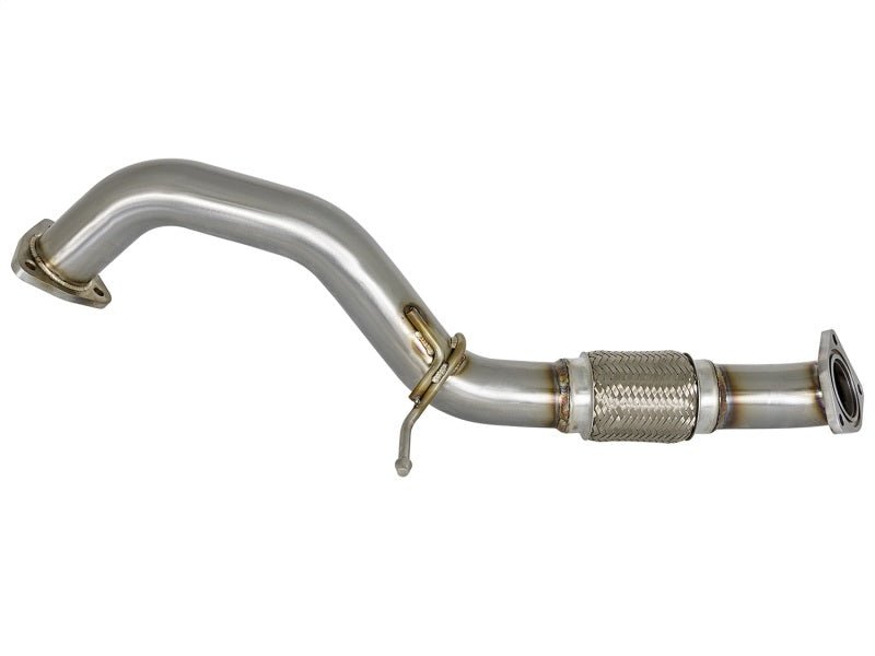 aFe Power Elite Twisted Steel 16-17 Honda Civic I4-1.5L (t) 2.5in Rear Down-Pipe Mid-Pipe - Crew Original