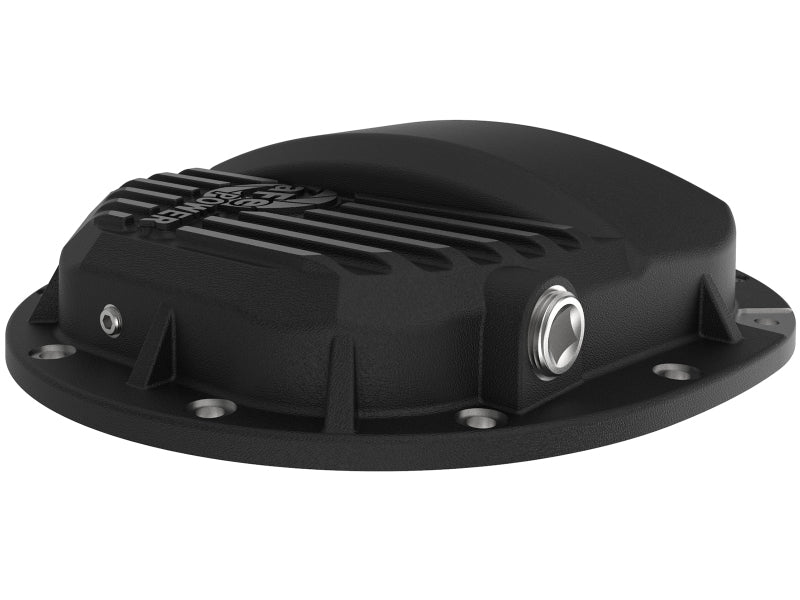 aFe Power Pro Series AAM 9.5/9.76 Rear Diff Cover Black w/Mach Fins 14-19 GM Silverado/Sierra 1500 - Crew Original