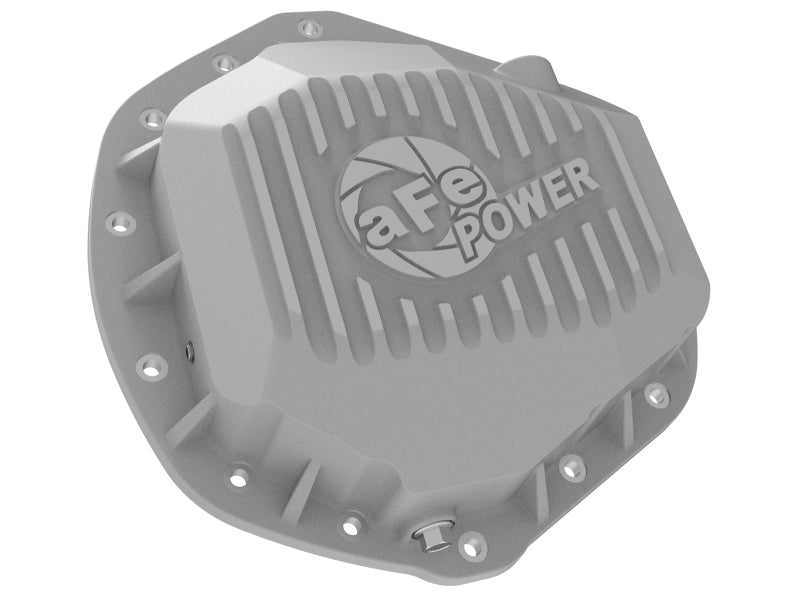 aFe Power Pro Series Rear Differential Cover Raw w/ Machined Fins 14-18 Dodge Ram 2500/3500 - Crew Original