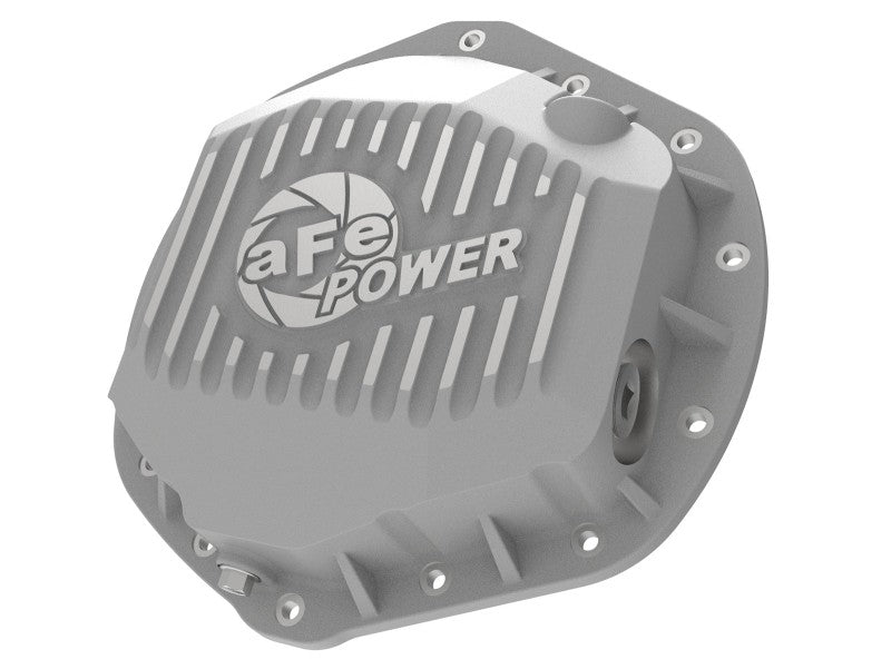 aFe Power Pro Series Rear Differential Cover Raw w/ Machined Fins 14-18 Dodge Ram 2500/3500 - Crew Original