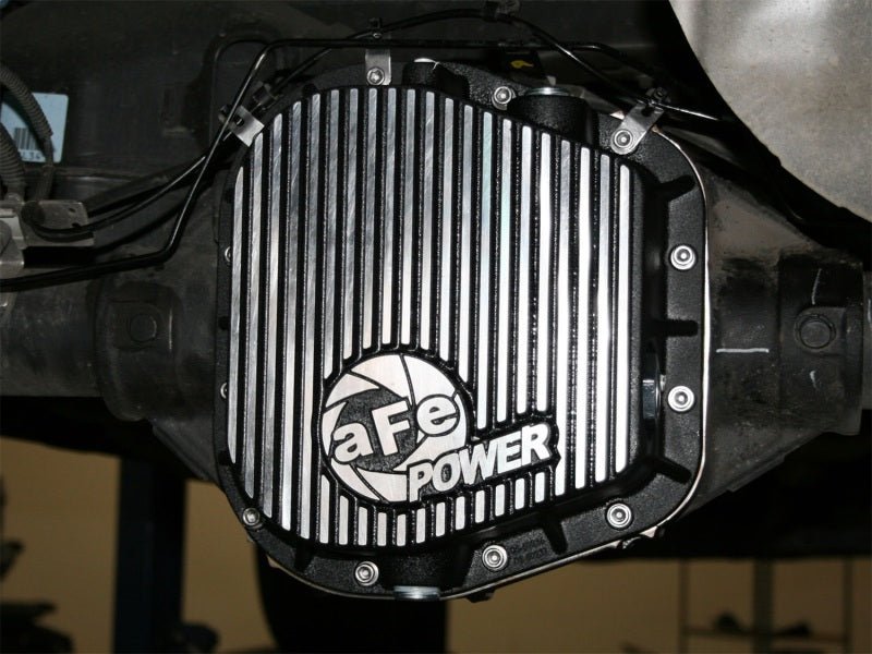 aFe Power Rear Diff Cover (Machined) 12 Bolt 9.75in 97-16 Ford F-150 w/ Gear Oil 6 QT - Crew Original