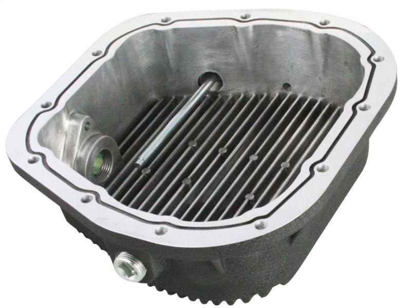 aFe Power Rear Diff Cover (Machined) 12 Bolt 9.75in 97-16 Ford F-150 w/ Gear Oil 6 QT - Crew Original