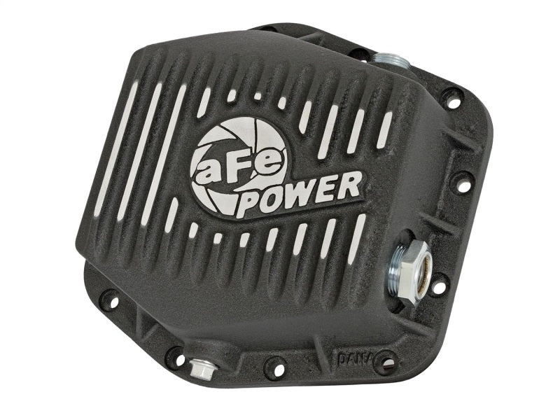 aFe Power Rear Differential Cover (Machined Black) 15-17 GM Colorado/Canyon 12 Bolt Axles - Crew Original