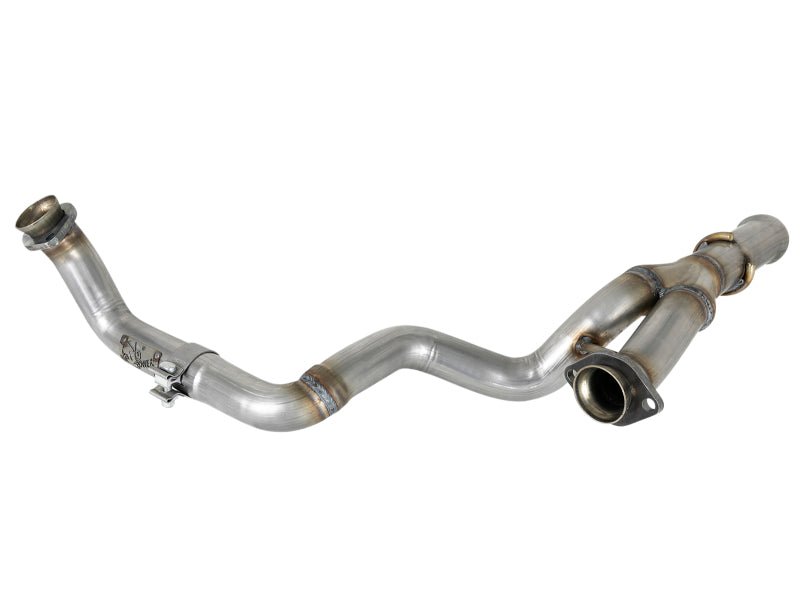 aFe POWER Twisted Steel Y-Pipe 2-1/4in 409 SS Exhaust System 2018 Jeep Wrangler (JL) V6-3.6L - Crew Original