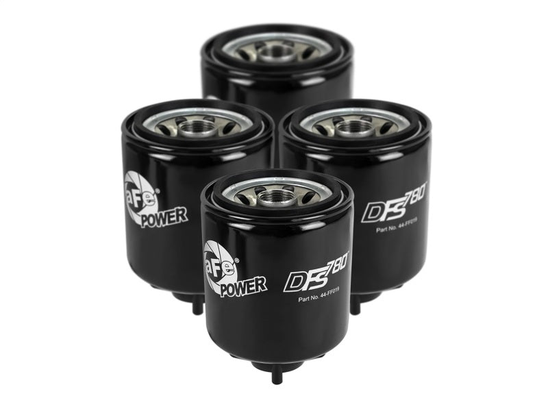 aFe Pro GUARD D2 Fuel Filter for DFS780 Fuel System Fuel Filter (For 42-12032 Fuel System) - 4 Pack - Crew Original