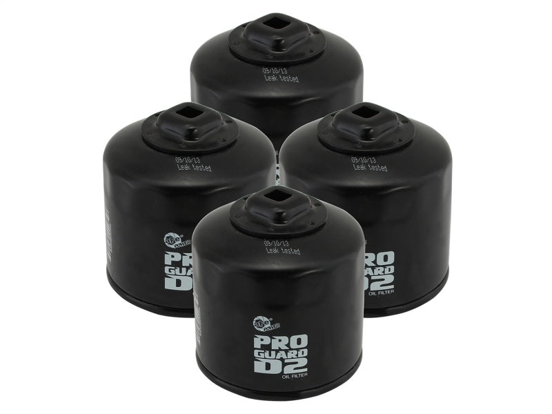 aFe Pro GUARD D2 Oil Filter 13-17 Scion FR-S / Subaru BRZ H4-2.0L (4 Pack) - Crew Original