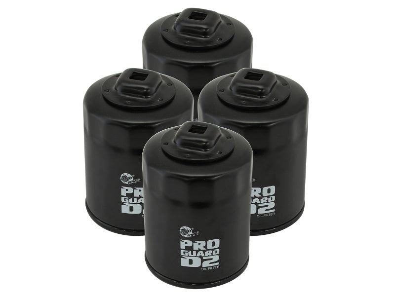 aFe Pro GUARD D2 Oil Filter 99-14 Nissan Trucks / 01-15 Honda Cars (4 Pack) - Crew Original