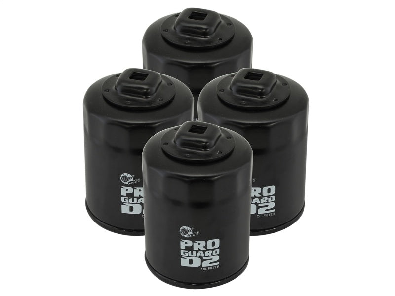 aFe Pro GUARD D2 Oil Filter 99-14 Nissan Trucks / 01-15 Honda Cars (4 Pack) - Crew Original