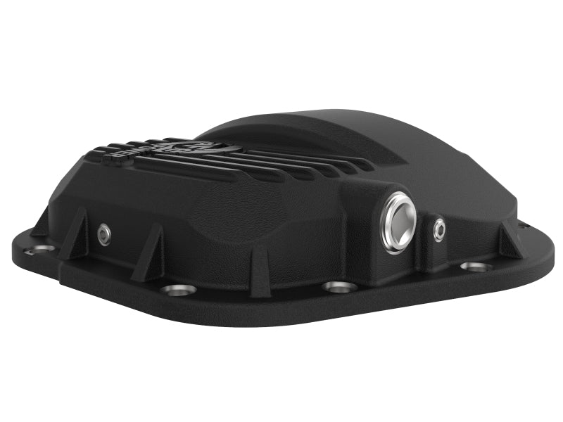 aFe Pro Series Dana 60 Front Differential Cover Black w/ Machined Fins 17-20 Ford Trucks (Dana 60) - Crew Original