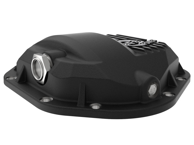 aFe Pro Series Dana 60 Front Differential Cover Black w/ Machined Fins 17-20 Ford Trucks (Dana 60) - Crew Original