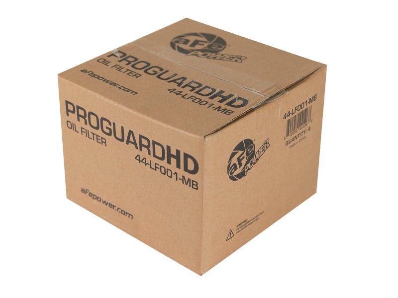 aFe ProGuard D2 Fluid Filters Oil for 01-17 GM Diesel Trucks V8-6.6L (4 Pack) - Crew Original