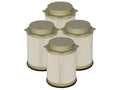 aFe ProGuard D2 Fuel Filter (4 Pack) 10-16 Dodge RAM Diesel Trucks 6.7L (td) - Crew Original