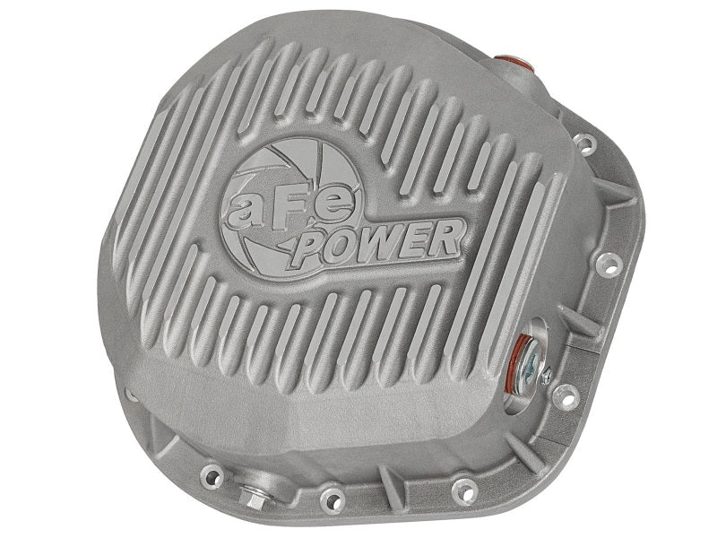 afe Rear Differential Cover (Raw; Street Series); Ford Diesel Trucks 86-13 V8 (td) - Crew Original