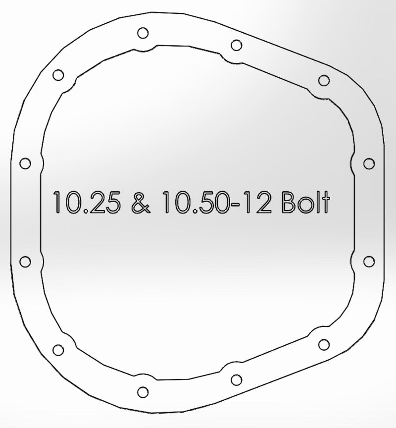 afe Rear Differential Cover (Raw; Street Series); Ford Diesel Trucks 86-13 V8 (td) - Crew Original