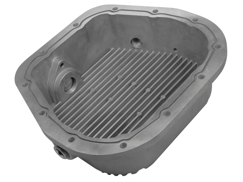 afe Rear Differential Cover (Raw; Street Series); Ford F-150 97-15 V6-3.5L (tt); 12 Bolt-9.75in - Crew Original