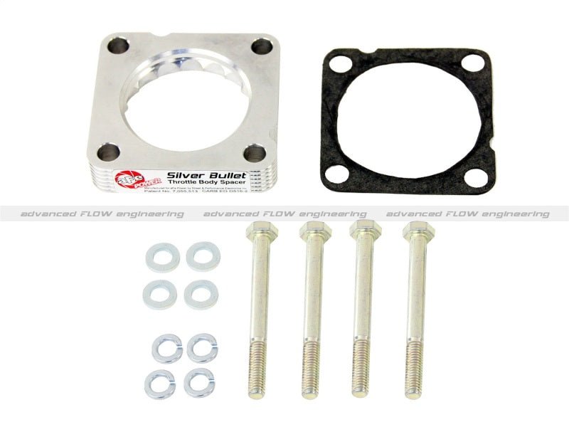 aFe Silver Bullet Throttle Body Spacer 12 Honda Civic Si / 08-12 Honda Accord / 09-12 Acura TSX - Crew Original