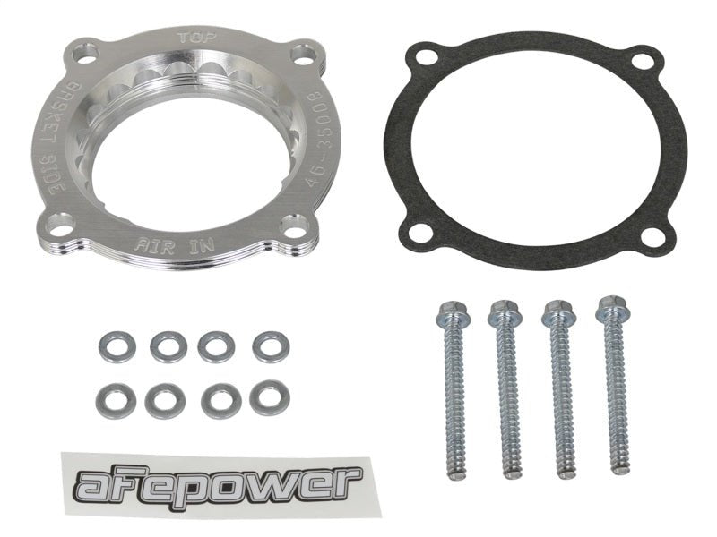 aFe Silver Bullet Throttle Body Spacer 2018+ Jeep Wrangler (JL) V6 3.6L - Crew Original