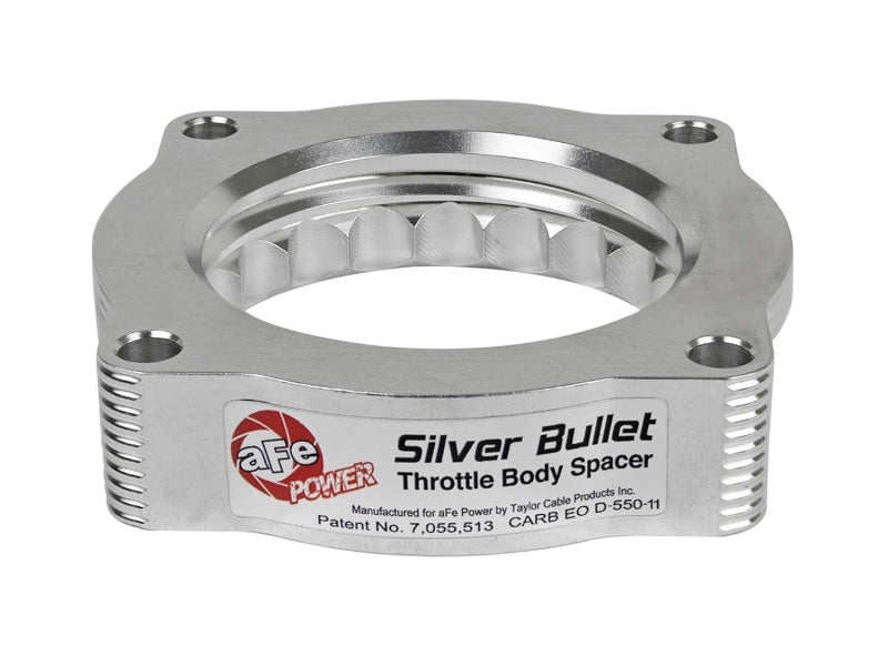 aFe Silver Bullet Throttle Body Spacer N62 Only BMW (E53) 04-09 5series (E60) 04-09 6series (E63/64) - Crew Original