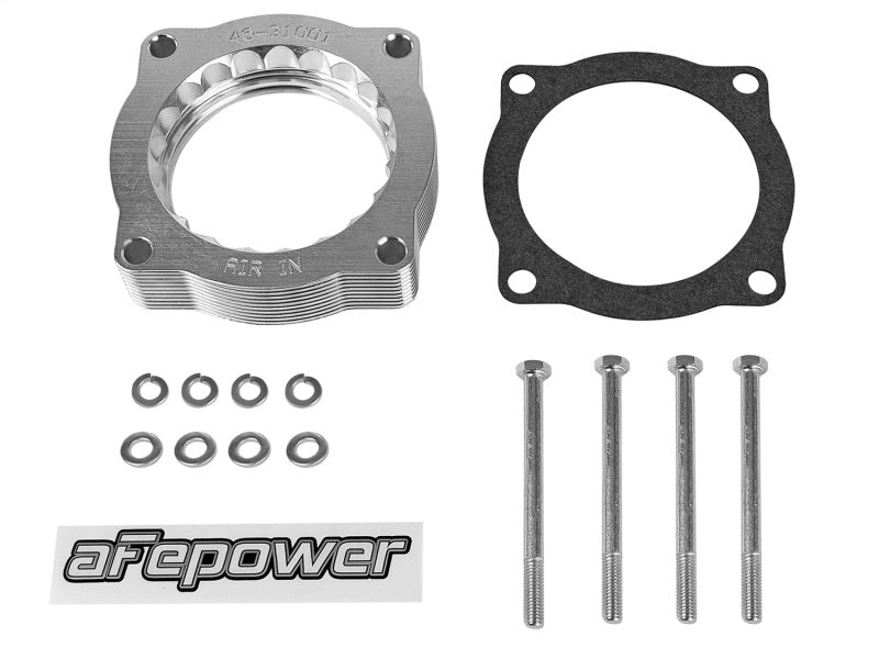 aFe Silver Bullet Throttle Body Spacer N62 Only BMW (E53) 04-09 5series (E60) 04-09 6series (E63/64) - Crew Original