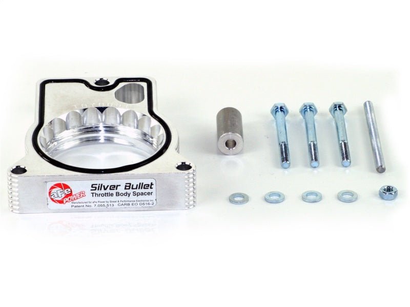 aFe Silver Bullet Throttle Body Spacers TBS GM C/K 1500/2500/3500 96-00 V8-5.0L 5.7L - Crew Original