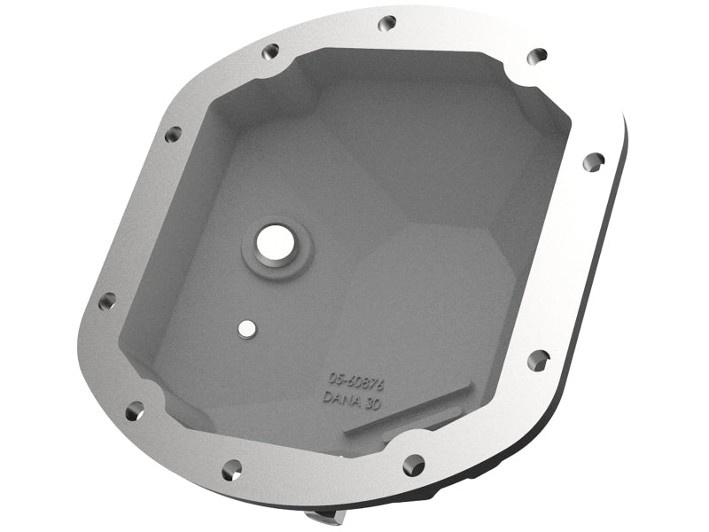 aFe Street Series Dana 30Front Differential Cover Black w/ Machined Fins 97-18 Jeep Wrangler - Crew Original