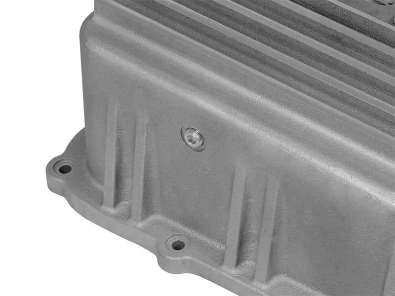 afe Transmission Pan (Raw); Ford Trucks 6R140 11-14 V8-6.7L (td) - Crew Original