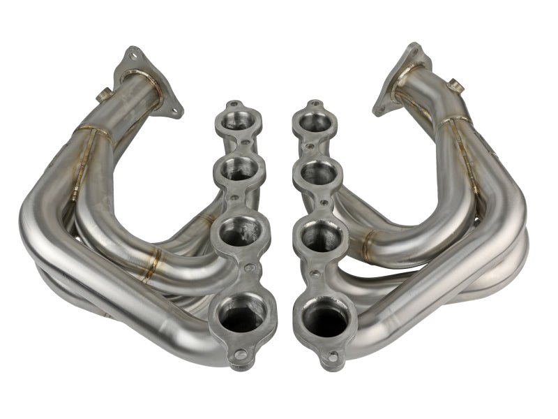 aFe Twisted 304SS Header 2020 Chevy Corvette (C8) 6.2L V8 - Brushed - Crew Original
