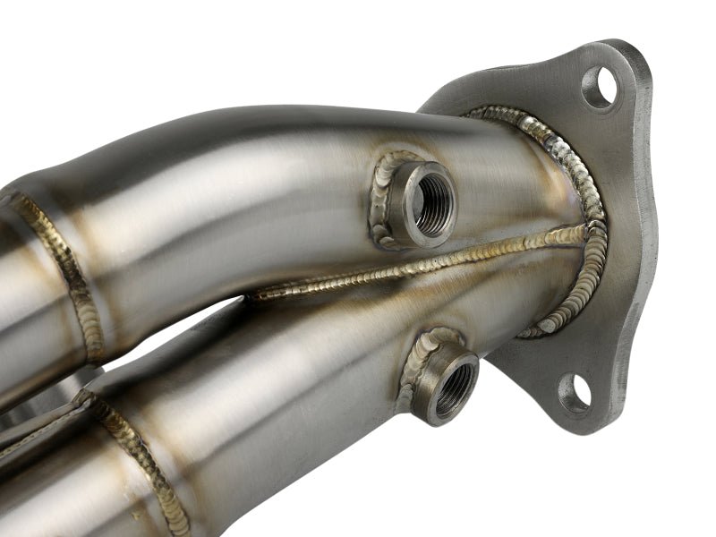 aFe Twisted 304SS Header 2020 Chevy Corvette (C8) 6.2L V8 - Brushed - Crew Original