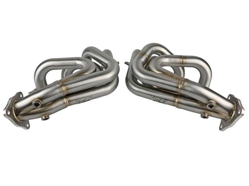 aFe Twisted 304SS Header 2020 Chevy Corvette (C8) 6.2L V8 - Brushed - Crew Original