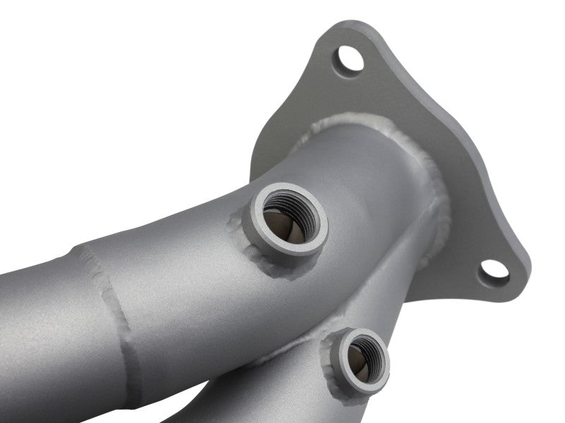aFe Twisted 304SS Header 2020 Chevy Corvette (C8) 6.2L V8 - Titanium Ceramic Coated - Crew Original