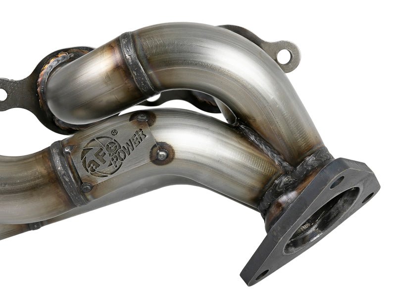 aFe Twisted Steel 1-3/4in 304SS Shorty Headers 2019 GM Silverado / Sierra 1500 V8-5.3L/6.2L - Crew Original