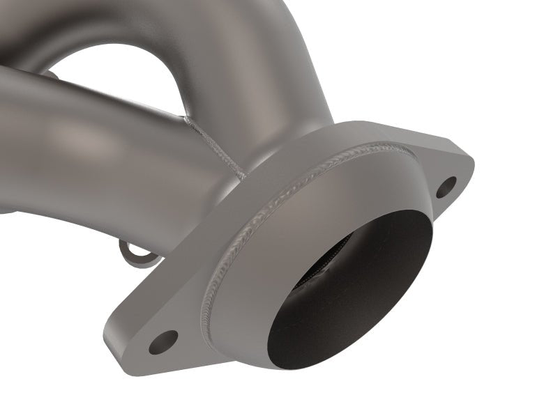 aFe Twisted Steel Shorty Header 11-17 Ford Mustang V6-3.7L - Titanium Coat Finish - Crew Original