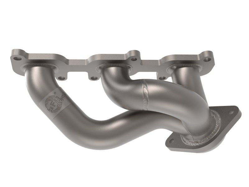 aFe Twisted Steel Shorty Header 11-17 Ford Mustang V6-3.7L - Titanium Coat Finish - Crew Original