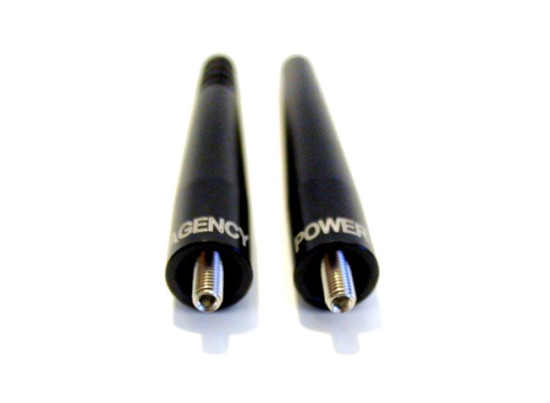 Agency Power Universal Billet Shorty Antenna (V2 Fin Style) - Black - Crew Original