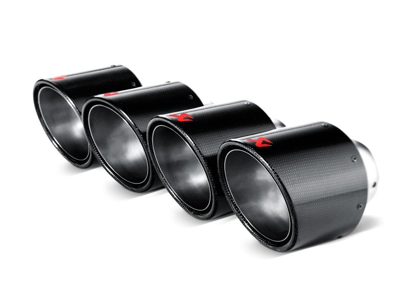 Akrapovic 06-13 Chevrolet Corvette ZO6/ZR1 (C6) Tail Pipe Set (Carbon 125 mm) - Crew Original