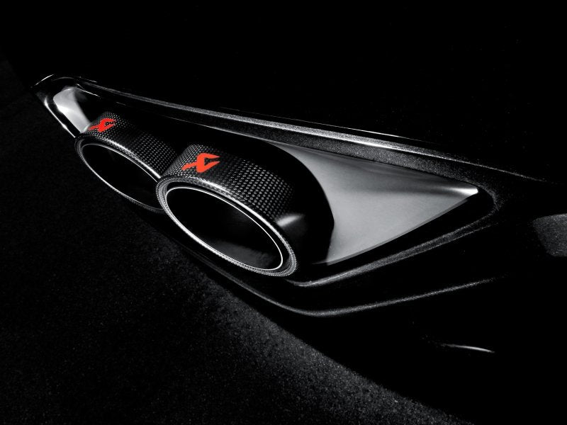 Akrapovic 06-13 Chevrolet Corvette ZO6/ZR1 (C6) Tail Pipe Set (Carbon 125 mm) - Crew Original