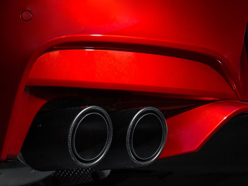 Akrapovic 11-17 BMW M5 (F10) Tail Pipe Set (Carbon) - Crew Original