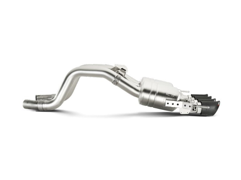 Akrapovic 14-19 Chevrolet Corvette Stingray (Excl Grand Sport) Slip-On Line (Titanium) w/Carbon Tips - Crew Original