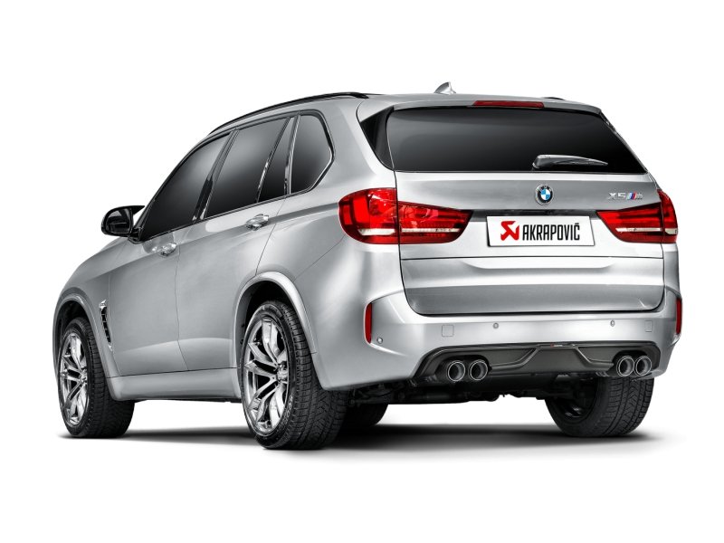 Akrapovic 15-17 BMW X5M (F85) Evolution Line Cat Back (Titanium) w/ Carbon Tips - Crew Original