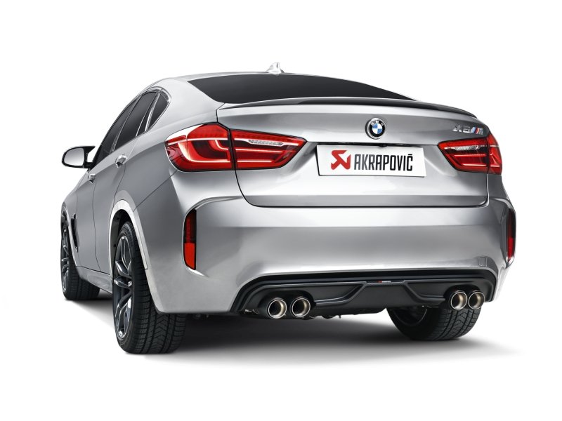 Akrapovic 15-17 BMW X5M (F85) Evolution Line Cat Back (Titanium) w/ Carbon Tips - Crew Original