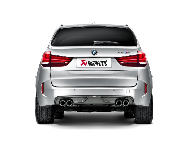 Akrapovic 15-17 BMW X5M (F85) Evolution Line Cat Back (Titanium) w/ Carbon Tips - Crew Original