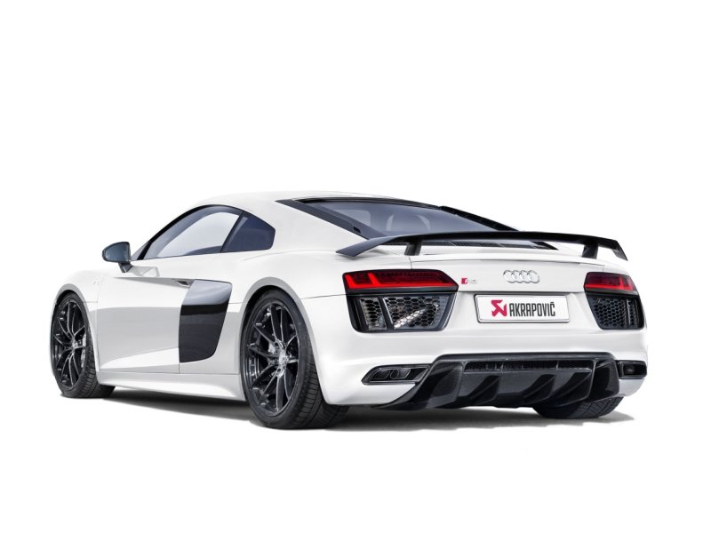 Akrapovic 16-17 Audi R8 5.2 FSI Coupe/Spyder Slip-On Line (Titanium) w/ Carbon Titanium Tips - Crew Original