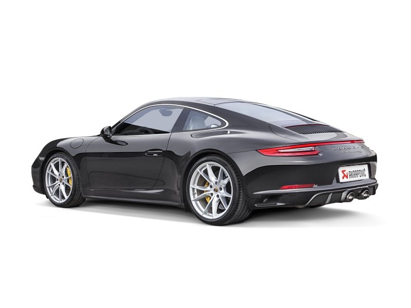 Akrapovic 16-17 Porsche 911 Carrera S/4/4S/GTS (991.2) Slip-On Line (Titanium) w/ Titanium Tips - Crew Original