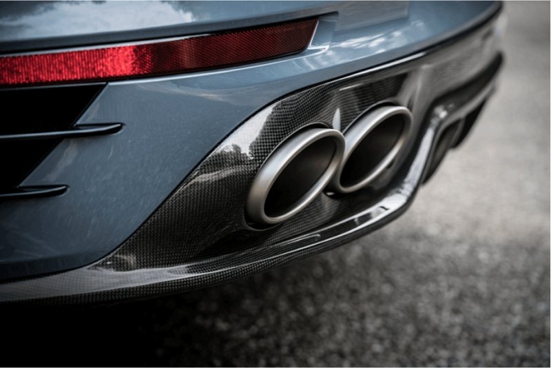 Akrapovic 16-17 Porsche 911 Turbo/Turbo S (991.2) Rear Carbon Fiber Diffuser - High Gloss - Crew Original