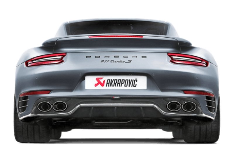 Akrapovic 16-17 Porsche 911 Turbo/Turbo S (991.2) Rear Carbon Fiber Diffuser - High Gloss - Crew Original