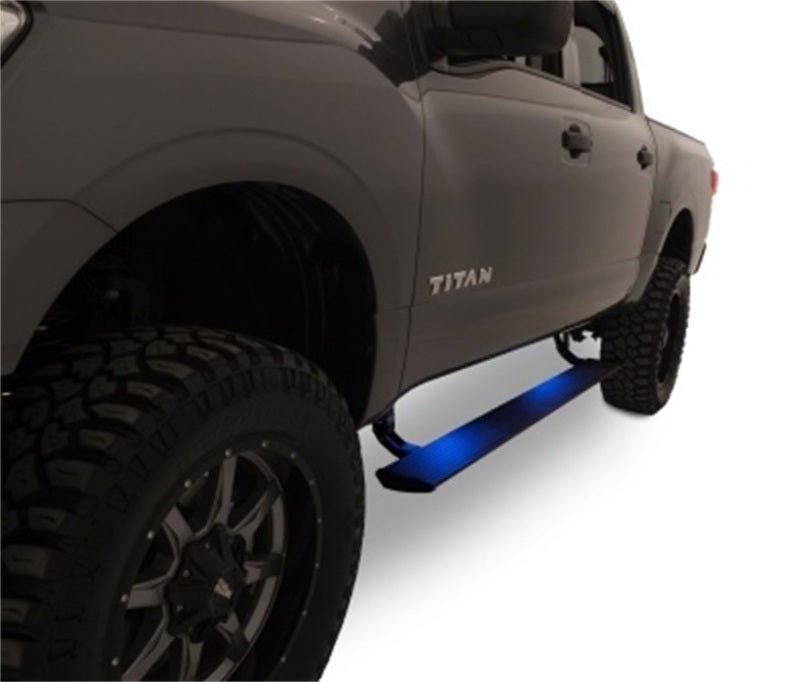 AMP Research 16-18 Nissan Titan All Cabs PowerStep - Black - Crew Original