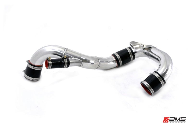 AMS Performance 08-15 Mitsubishi EVO X Lower I/C Pipe Kit for Stock Flange - Polished - Crew Original