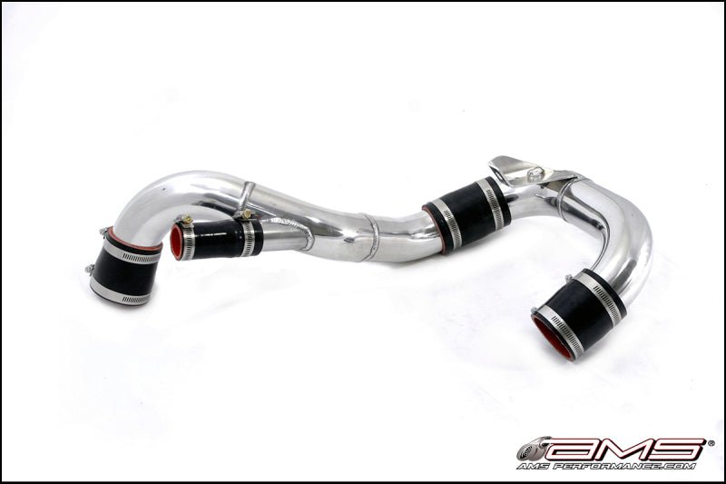 AMS Performance 08-15 Mitsubishi EVO X Lower I/C Pipe Kit for Stock Flange - Polished - Crew Original